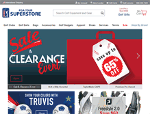 Tablet Screenshot of pgatoursuperstore.com